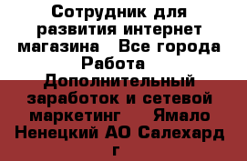 Сотрудник для развития интернет-магазина - Все города Работа » Дополнительный заработок и сетевой маркетинг   . Ямало-Ненецкий АО,Салехард г.